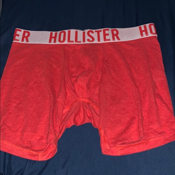 red hollister underwear